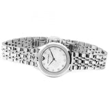 Emporio Armani Alpha Mother of Pearl Dial Silver Steel Strap Watch for Women - AR1803