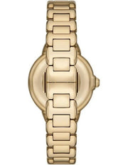 Emporio Armani Mia Crystals Gold Dial Gold Steel Strap Watch for Women - AR11609