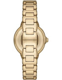 Emporio Armani Mia Crystals Gold Dial Gold Steel Strap Watch for Women - AR11609
