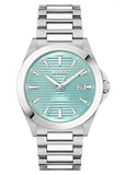 Hugo Boss Strike Turquoise Blue Dial Silver Steel Strap Watch for Men - 1514171