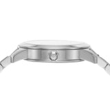 Tory Burch Collins White Dial Silver Steel Strap Watch for Women - TBW1301