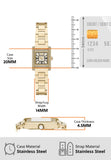 Emporio Armani Genni Crystals Gold Dial Gold Steel Strap Watch for Women - AR11663