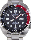 Seiko Prospex Sea Turtle Automatic Black Dial Silver Steel Strap Watch for Men - SRP789K1