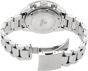 Seiko Prospex Solar Chronograph 1969 Re-interpretation Orange Dial Silver Steel Strap Watch for Men - SSC947