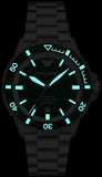 Emporio Armani Sea Explorer Green Dial Silver Steel Strap Watch for Men - AR60080