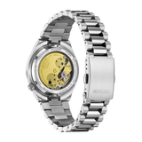 Citizen Tsuyosa Automatic Purple Dial Silver Steel Strap Watch for Men - NJ0200-50W