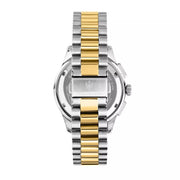 Maserati Sorpasso Chronograph White Dial Two Tone Steel Strap Watch for Men - R8873624003