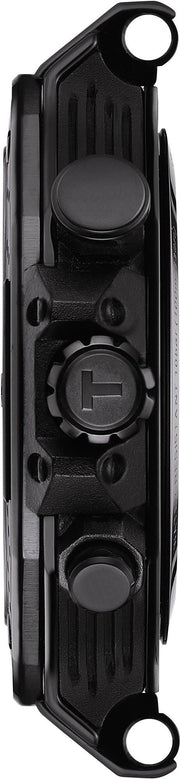 Tissot T-Race Chronograph Black Dial Black Rubber Strap Watch for Men - T141.417.37.061.00