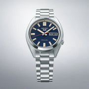 Seiko 5 Sports SNXS Automatic Blue Dial Silver Steel Strap Watch for Men - SRPK87K1