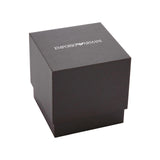 Emporio Armani World Explorer Orange Dial Black Silicone Strap Watch for Men - AR11684