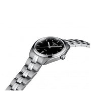 Tissot PR 100 Black Dial Silver Steel Strap Watch for Men - T150.410.11.051.00
