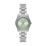 Emporio Armani Federica Mint Green Dial Silver Steel Strap Watch for Women - AR11656