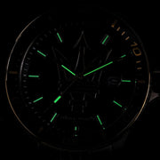 Maserati SFIDA Black Dial Two Tone Steel Strap Watch for Men - R8853140009