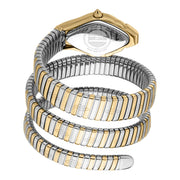 Just Cavalli Aurela Silver Dial Two Tone Steel Strap Watch for Women - JC1L374M0055
