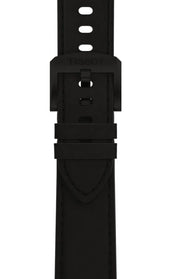 Tissot PRC 100 Solar Quartz Black Dial Black Leather Strap Watch for Men - T151.422.36.051.00
