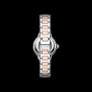 Emporio Armani Three Hand Blue Dial Two Tone Steel Strap Watch for Women - AR11597