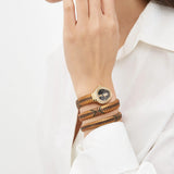 Just Cavalli Doppio Black Dial Multicolor Steel Strap Watch for Women - JC1L163M0065