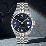 Tissot Ballade Powermatic 80 COSC Blue Dial Silver Steel Strap Watch for Men - T156.408.11.043.00