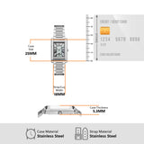 Emporio Armani Gino Mother of Pearl Dial Silver Steel Strap Watch for Men - AR11664