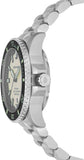 Emporio Armani Sea Explorer Yellow Dial Silver Steel Strap Watch for Men - AR60083