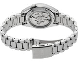 Seiko 5 Sports Automatic Green Dial Silver Steel Strap Watch for Men - SRPL57K1