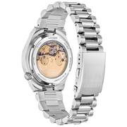 Citizen Tsuyosa Automatic Blue Dial Silver Steel Strap Watch for Men - NJ0200-50M