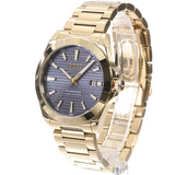 Hugo Boss Strike Blue Dial Gold Steel Strap Watch for Men - 1514172