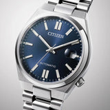 Citizen Tsuyosa Automatic Blue Dial Silver Steel Strap Watch for Men - NJ0200-50M