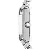 Emporio Armani Genni Analog Mother of Pearl Dial Silver Steel Strap Watch for Women - AR11662