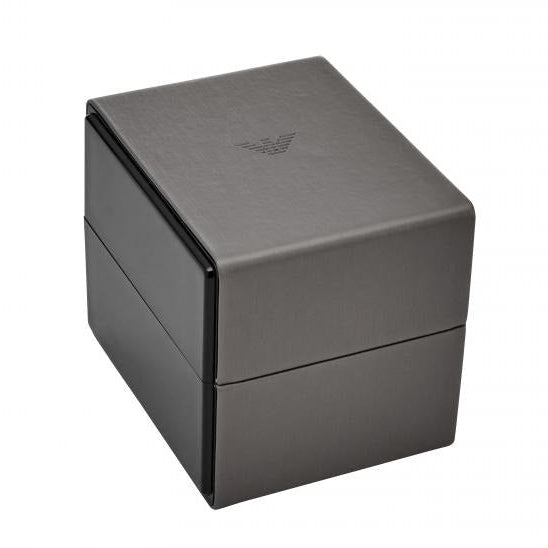 Emporio Armani Sea Explorer Black Dial Black Silicone Strap Watch for Men - AR60086