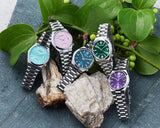 Citizen Tsuyosa Automatic Blue Dial Silver Steel Strap Watch for Men - NJ0200-50M