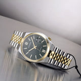 Citizen Tsuyosa 60 Automatic Green Dial Two Tone Steel Strap Watch for Men - NK0024-54X