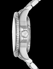 Emporio Armani Sea Explorer Blue Dial Silver Steel Strap Watch for Men - AR60079