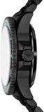 Emporio Armani Sea Explorer Turquoise Blue Dial Black Steel Strap Watch for Men - AR60084