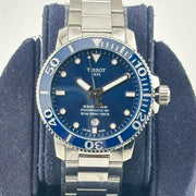 Tissot Seastar 1000 Powermatic 80 Blue Dial Silver Steel Strap Watch for Men - T120.407.11.041.03