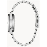 Citizen Tsuyosa Automatic Purple Dial Silver Steel Strap Watch for Men - NJ0200-50W