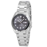 Seiko 5 Sports Automatic Grey Dial Silver Steel Strap Watch for Men - SRPE51K1