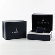 Maserati Attrazione Chronograph Blue Dial Silver Steel Strap Watch for Men - R8853151005