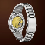 Citizen Tsuyosa Mechanical Grey Dial Silver Steel Strap Watch for Men - NJ0200-50E