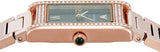 Emporio Armani Genni Green Dial Rose Gold Steel Strap Watch for Women - AR11641