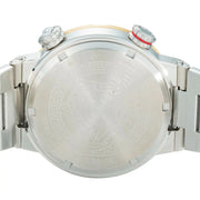 Versace Greca Logo Diver Quartz Green Dial Two Tone Steel Strap Watch for Men - VE8G00524