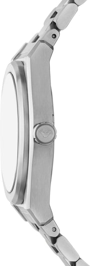 Emporio Armani Frederico Analog Blue Dial Silver Steel Strap Watch for Men - AR11620