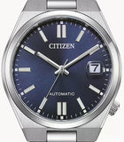 Citizen Tsuyosa Automatic Blue Dial Silver Steel Strap Watch for Men - NJ0200-50M