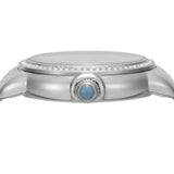 Emporio Armani Three Hand Blue Dial Two Tone Steel Strap Watch for Women - AR11597