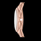 Emporio Armani Mia Mother of Pearl Dial Rose Gold Steel Strap Watch for Women - AR11671