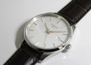 Tissot PR 100 Quartz Silver Dial Black Leather Strap Watch for Men - T150.410.16.031.00