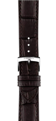 Tissot PR 100 Quartz Silver Dial Black Leather Strap Watch for Men - T150.410.16.031.00