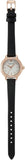 Emporio Armani Mia Mother of Pearl Dial Black Leather Strap Watch for Women - AR11598