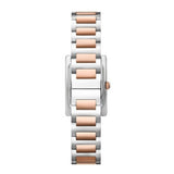 Emporio Armani Genni Mother of Pearl Dial Two Tone Steel Strap Watch for Women - AR11626