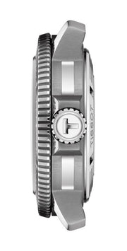 Tissot Seastar 2000 Professional Powermatic 80 Blue Dial Silver Steel Strap Watch for Men - T120.607.11.041.01